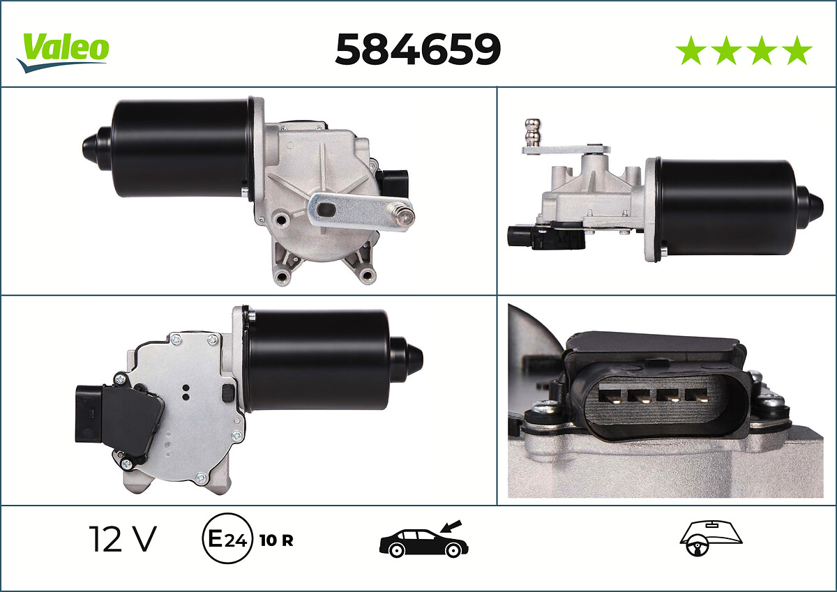 Moteur d'essuie-glace VALEO 584659
